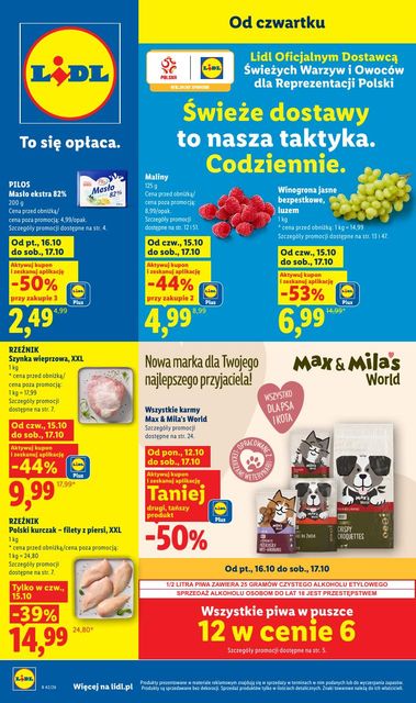 lidl gazetka promocyjna od 15 października