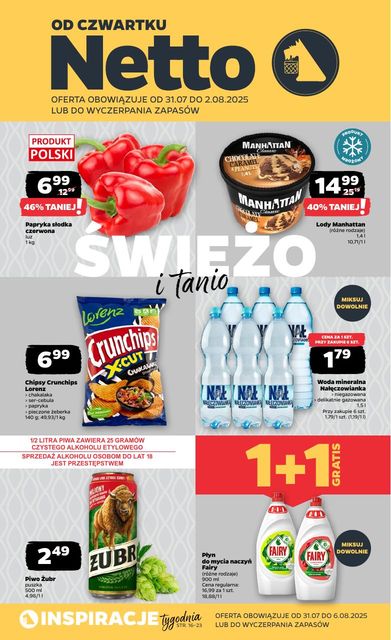 netto gazetka promocyjna od 31 lipca