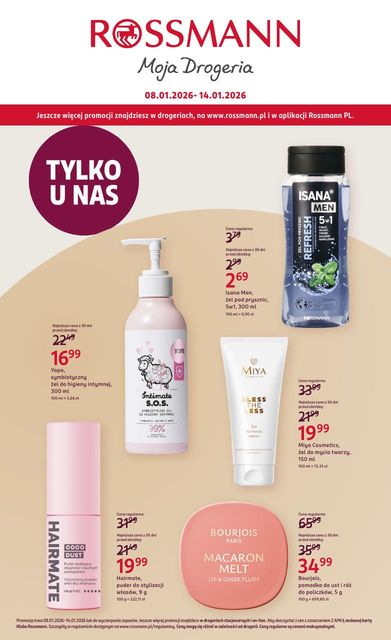 rossmann gazetka promocyjna od 08 stycznia