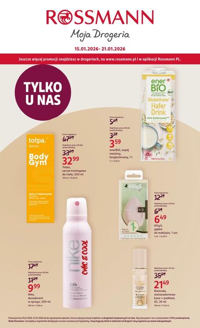 rossmann gazetka promocyjna od 15 stycznia
