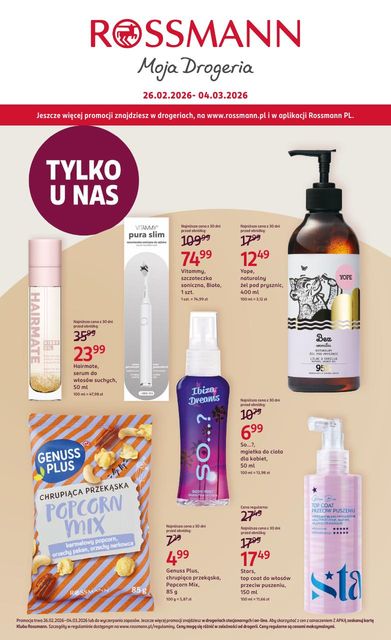 rossmann gazetka promocyjna od 26 lutego