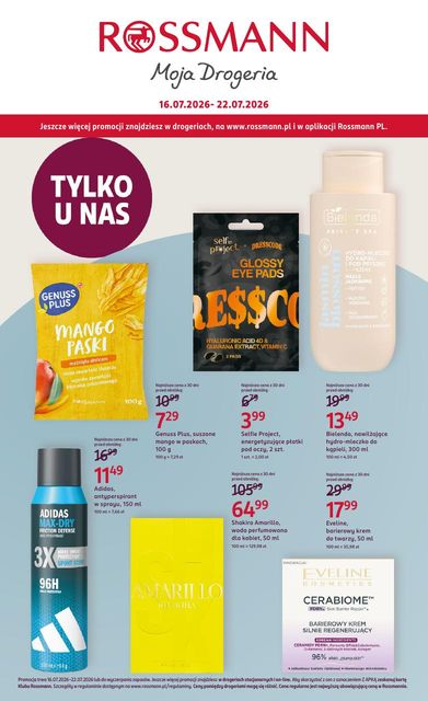 rossmann gazetka promocyjna od 16 lipca