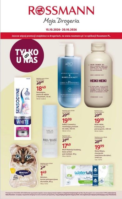 rossmann gazetka promocyjna od 15 października